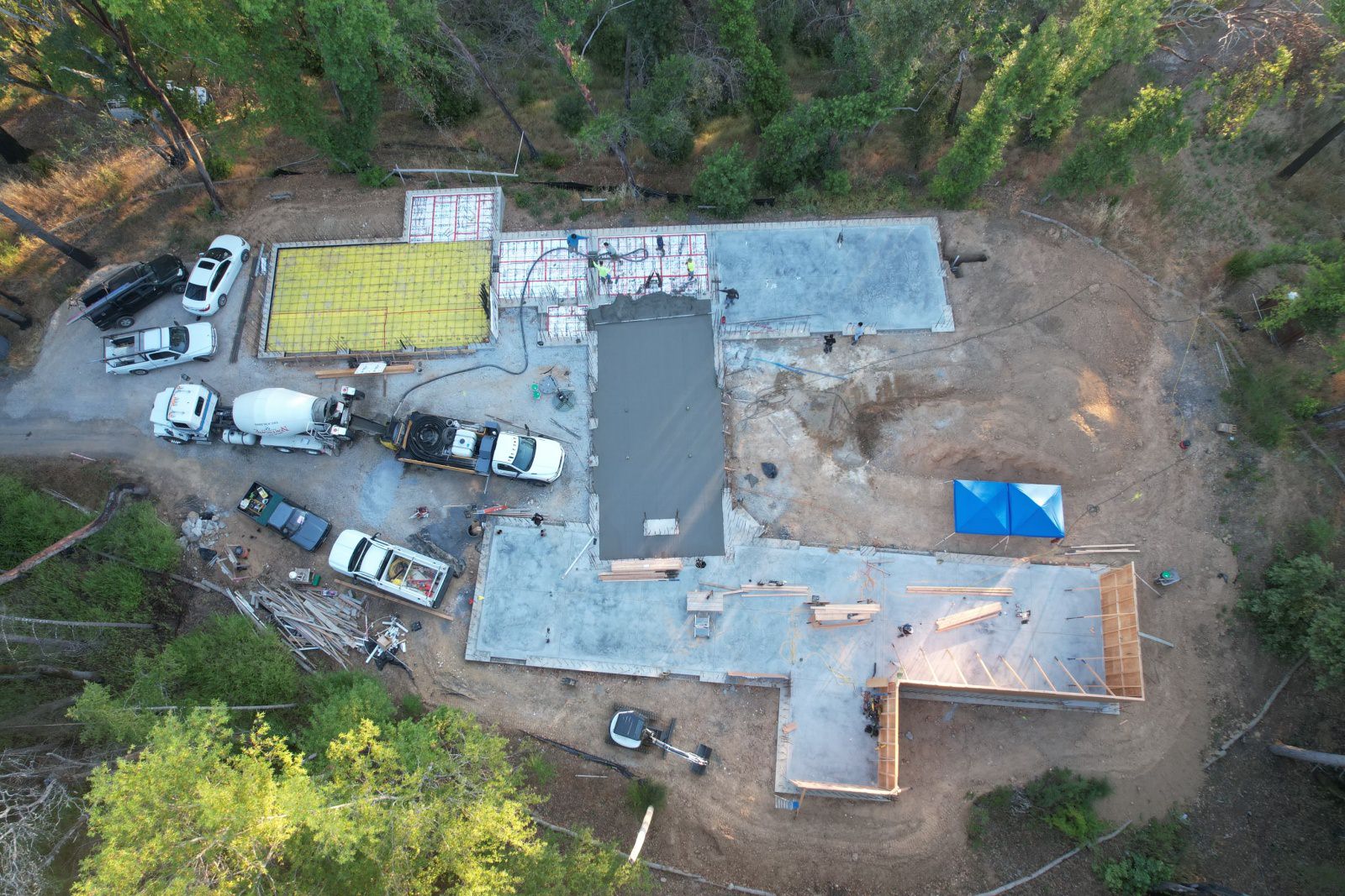 Healdsburg New Home Foundation by Iron Cat Concrete